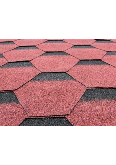 Unotech Shingle Petek Kırmızı (Altıgen)
