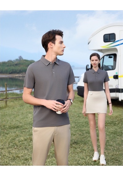New Performance Premium Polo T-shirt %72,8 Pamuk %27,2 Polyester Demir Grisi