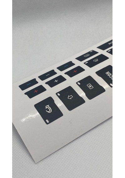 A4 B6 - B7 Kasa 2001-2008 Arası Klima Ünitesi Tuş Takımı Tamir Kiti Sticker Etiketi 1 Adet