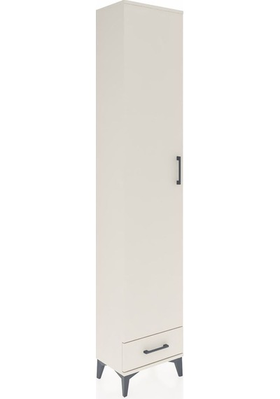 Arges Dolap 3 Raflı Tek Çekmeceli Tek Askılı 44x30x221 Aytaşı-aytaşı Aytası