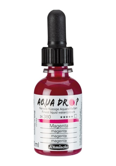 Schmincke Aqua Drop Sıvı Suluboya 30ml - Magenta