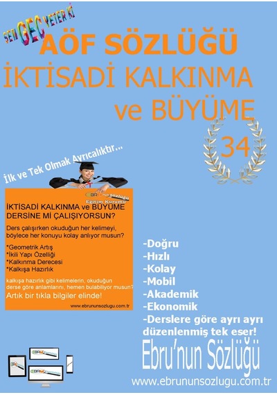 AÖF İİBF Ebrunun Sözlüğü Iktisadi Kalkınma Ve Büyüme - E Sözlük