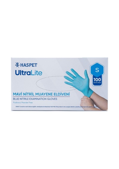 Hemengo Mavi Nitril Muayene Eldiveni Ultra Lite - Small Hmngobzs