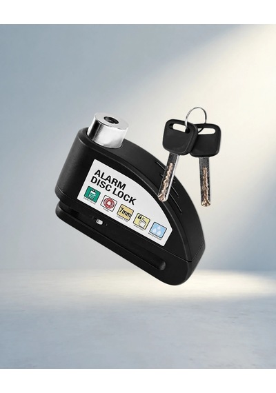Su Geçirmez Çelik Motosiklet Fren Kilidi 110 Db Alarm