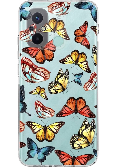 Xiaomi Redmi 12c İle Uyumlu Water Color 2 Kamera Korumalı Şeffaf Kılıf Şeffaf