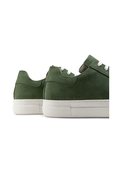 Deery Hakiki Süet Yeşil Sneaker Kadın Ayakkabı - Z1681Zyslc02 Yeşil