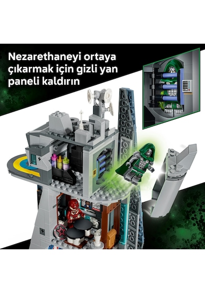 LEGO® ǀ Marvel Avengers: Doomsday Yeni Avengers Kulesi 76352 - 12 Yaş Üzeri için 6 Minifigür İçeren Oyuncak Yapım Seti (954 Parça)