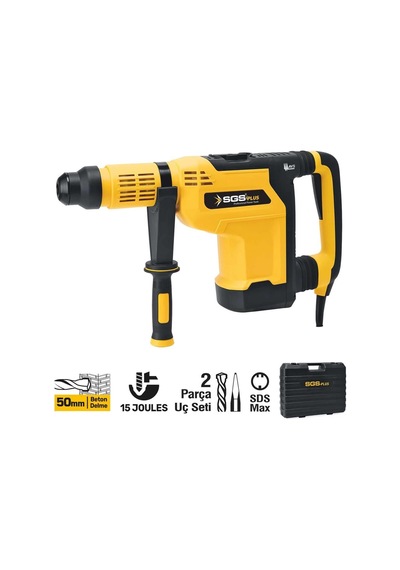Sgs Kırıcı-delici Matkap 1500w 50mm 11kg 15 Joules