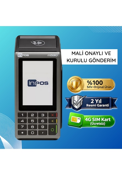 Inpos İnpos M530 4g Yeni Nesil Yazar Kasa Pos Kurulu Gönderim