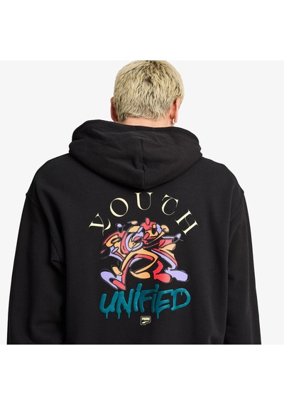 Puma Downtown Graphic Hoodie Unisex Siyah Hoodie Düz 626748