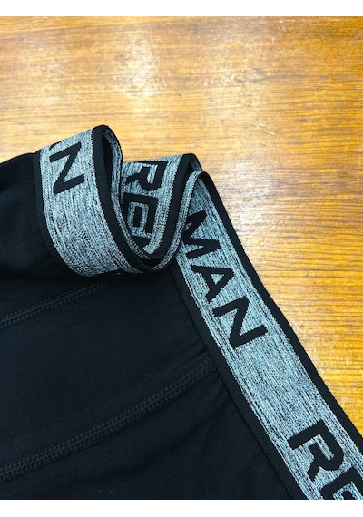 Kenn Paul Renk Man Erkek Düz Siyah Boxer Çok Renkli