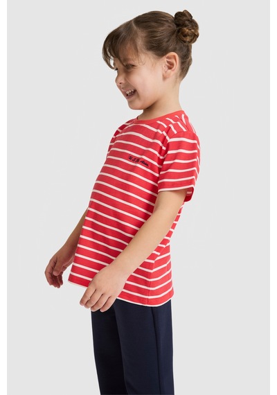 U.s. Polo Assn. Kız Çocuk Kırmızı Tişört 50325678-vr213 Rısk Red