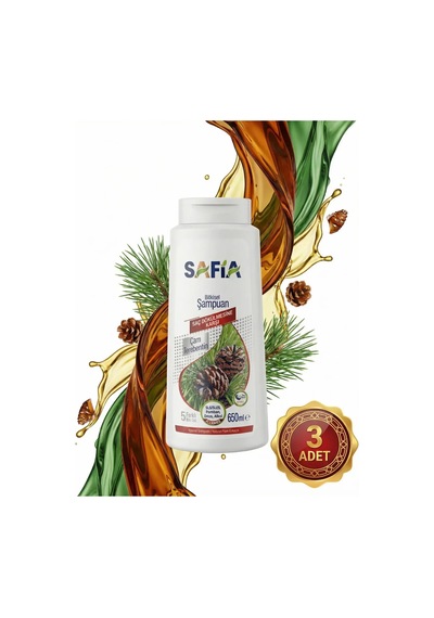 Safia Saç Dökülmesine Karşı Şampuan 3x650 Ml Dökülen