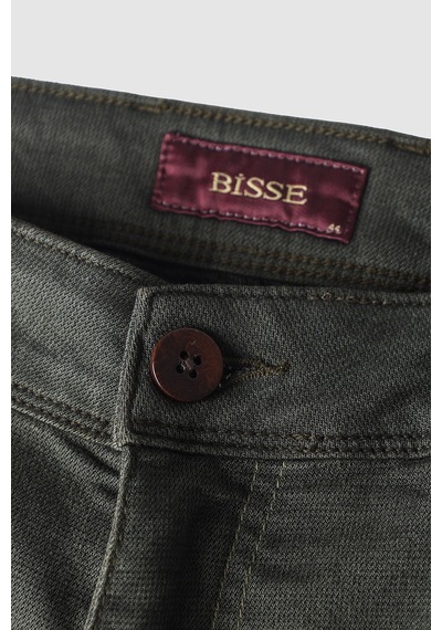Bisse Haki Dokulu 5 Cep Erkek Pantolon Pns26k26202 49