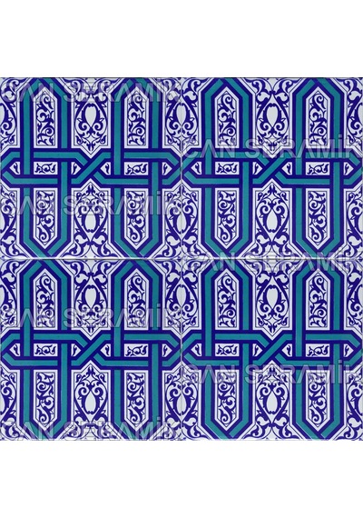 Can Seramik – 20x20 Cm. Cç-9 İznik Çini Karo 5' Li 1 Paket
