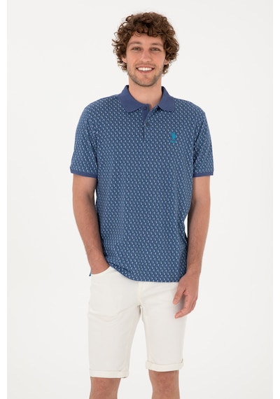 U.S. Polo Assn. Erkek Regular Fit Polo Yaka Açık Lacivert Tişört 50300366-VR059 U.S. Polo Assn. Erkek Regular Fit Polo Yaka Açık Lacivert Tişört 50300366-VR059