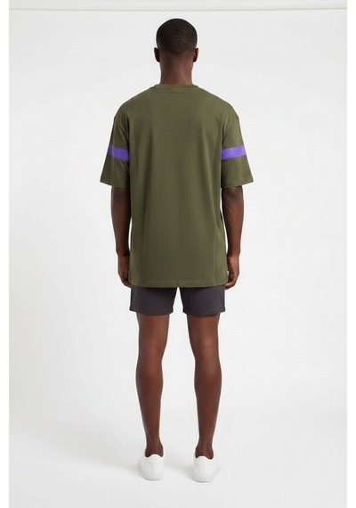 Blow Up Future Gen Tigers Haki Oversize Erkek T-shirt 141566 SİYAH