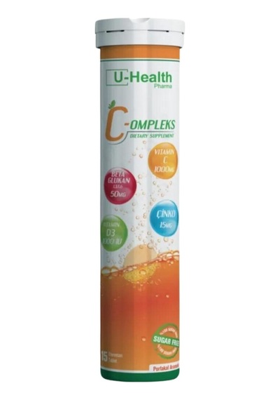 U-Health Vitamin Compleks 20 Efervesan Tablet