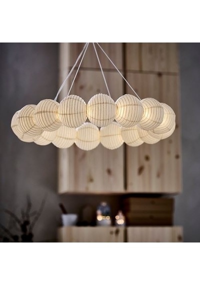 Ikea Stråla Led Sarkıt Lamba, Beyaz, 66 Cm