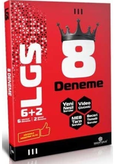 Sistemplus Yayınları 8. Sınıf Lgs 8 Deneme 6 Sarmal + 2 Genel Den