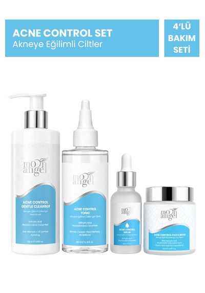 Acne Control Set Akneye Eğilimli Cilt Tipleri İçin 4lü Set