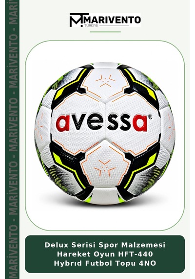 Delux Serisi Spor Malzemesi Hareket Oyun Hft-440 Hybrıd Futbol Topu 4no Çok Renkli