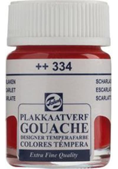 Talens Guaj Boya 16 ML 334 Kırmızı Çok Renkli
