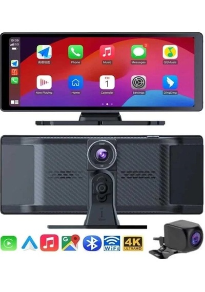 4k Ultra Araç İçi Ön Ve Arka Kameralı Ekran Hd 2 Kameralı Torpido Üstü Araç Multimedya 1