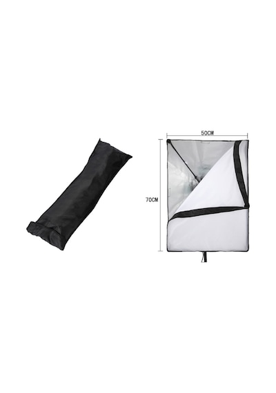 Fototek 50 x 70 CM 4 Duylu Çantalı Softbox Sürekli Işık Seti