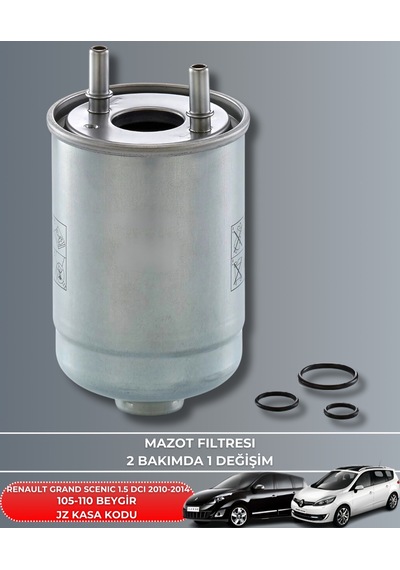 Renault Grand Scenıc 1.5 Dcı 2010-2011-2012-2013-2014 105-110 Beygir Mazot Yakıt Filtresi