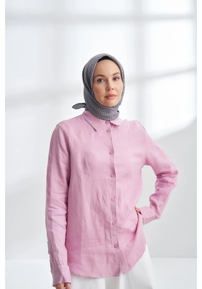 Armanda Noıre Desen Twill İpek Eşarp - 4303 - 90 X 90 / Füme - 134 Füme - 134