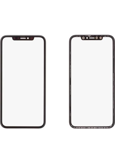 Apple Uyumlu iPhone XR Ön Cam Dokunmatik Lensi Ocalı Kalite-Siyah (385842431)