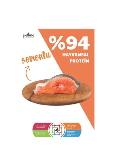 Petline Lovely Kitten Somonlu Yavru Kedi Maması 10 KG