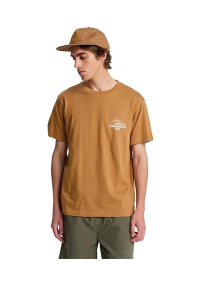 Quiksilver Bliss Point Erkek Kahverengi Tişört