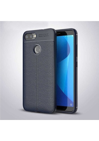 Asus Zenfone Max Plus M1 Zb570tl Kılıf Zore Niss Silikon Kapak Lacivert