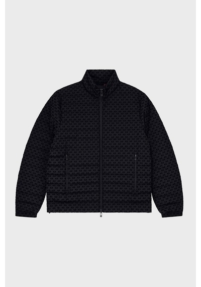 Armani Exchange Kadife Dokulu Dik Yaka Kuş Tüyü Dolgulu Mont Erkek Mont Xm003510 Af19870 Uc001 Siyah