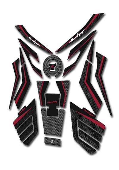 Hornet 750 Tankpad Setibordo Beyaz Bordo