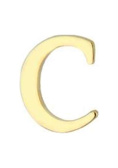 Goldkupe 14 Ayar Altın C Harf Küpe 0,45 Gr-1361