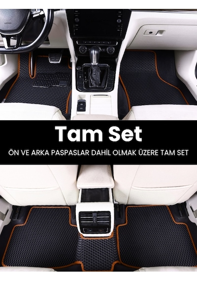 Ford Connect 2013-2023 Uyumlu Eva Paspas Tam Set Araca Özel,su Geçirmez,kolay Montaj 404