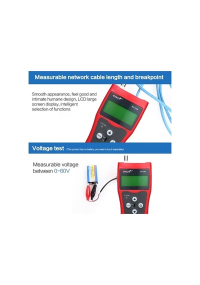 Noyafa Çok Fonksiyonlu Lcd Ağ Kablosu Test Cihazı Yüksek Yurt Dı