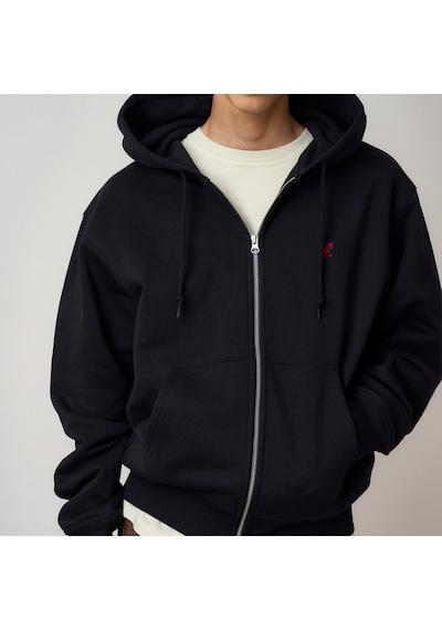 Gramicci One Point Hooded Zip Erkek Lacivert Sweatshirt G310-ft Lacivert