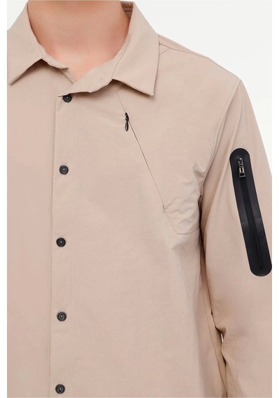 Lumberjack Zuhn 60itl522 Erkek Gomlek - Bej Bej