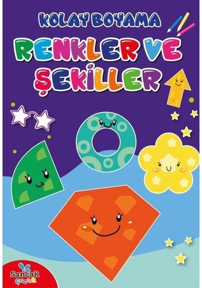 Sancak Çocuk - Kolay Boyama -Renkler ve Şekiller
