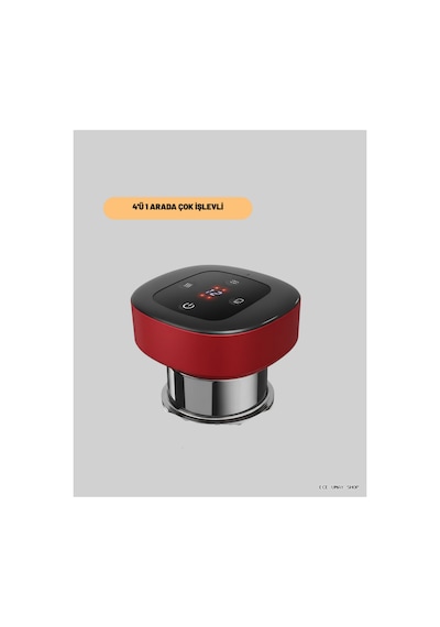 Myceshop Elektrikli Vakumlu Çukurluk Masaj Aleti Isıtmalı Ve Kırmızı Işıklı 153637 Terapi Seti Diğer