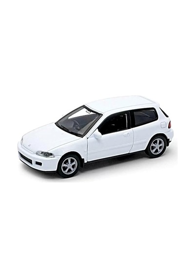 Welly Çek Bırak 12 Cm. Honda Civic Eg6 - Beyaz Açık Bej