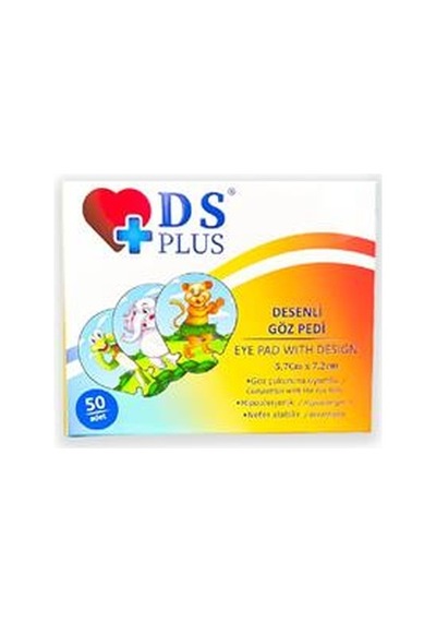 Damla Sağlık Plus Desenli Çocuk Göz Pedi 50'li