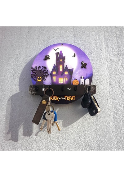 Halloween Cadılar Bayramı Temalı Duvar Dekor Askılık Anahtarlık Diğer