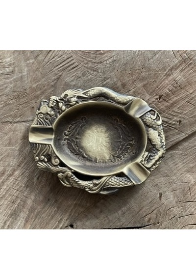 ANTİK PİRİNÇ OVAL KÜLLÜK PURO KÜLLÜĞÜ SİĞARA KÜLLÜK 11*14CM