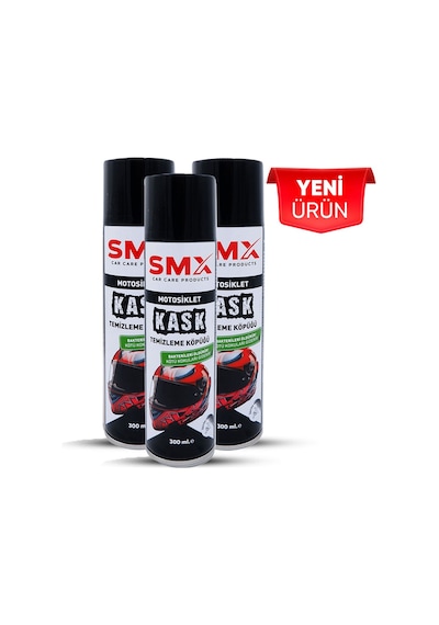 Motosiklet Kask Temizleme Köpüğü 300 Ml. 3 Adet
