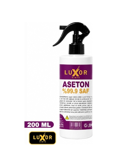 Luxor Kimya Saf Aseton 200 ML